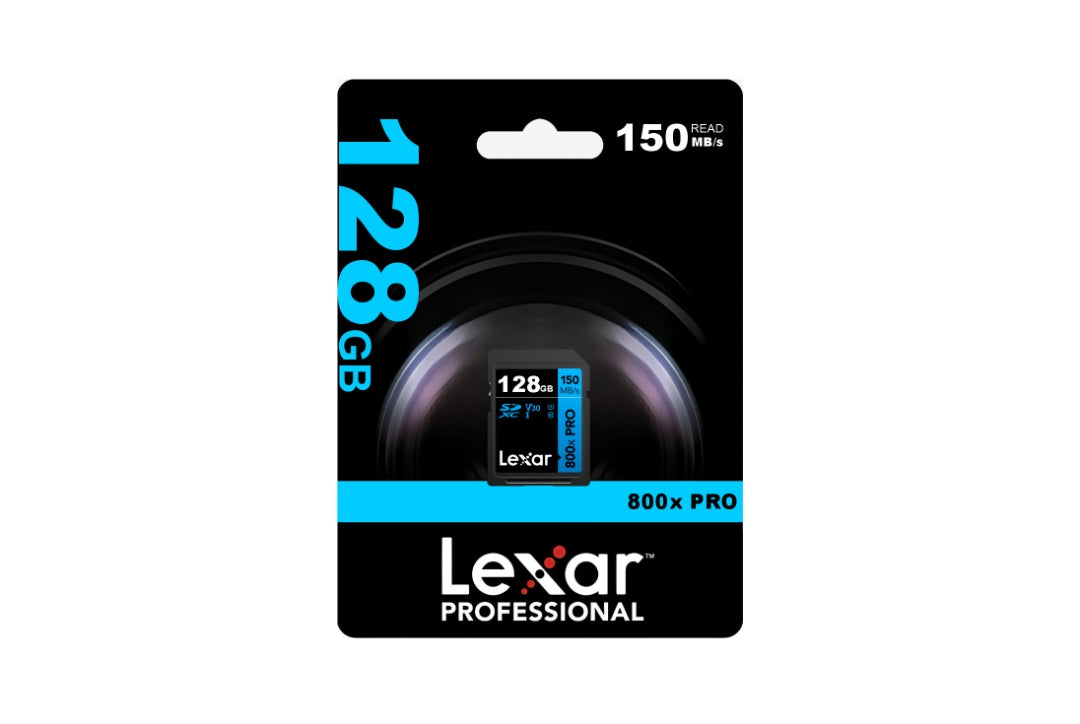 Memoria SDXC Lexar 800X Pro 128GB 150MB/s Blue Series