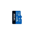 Memoria microSDHC Lexar 64GB 633x UHS-I A1 Blue Series