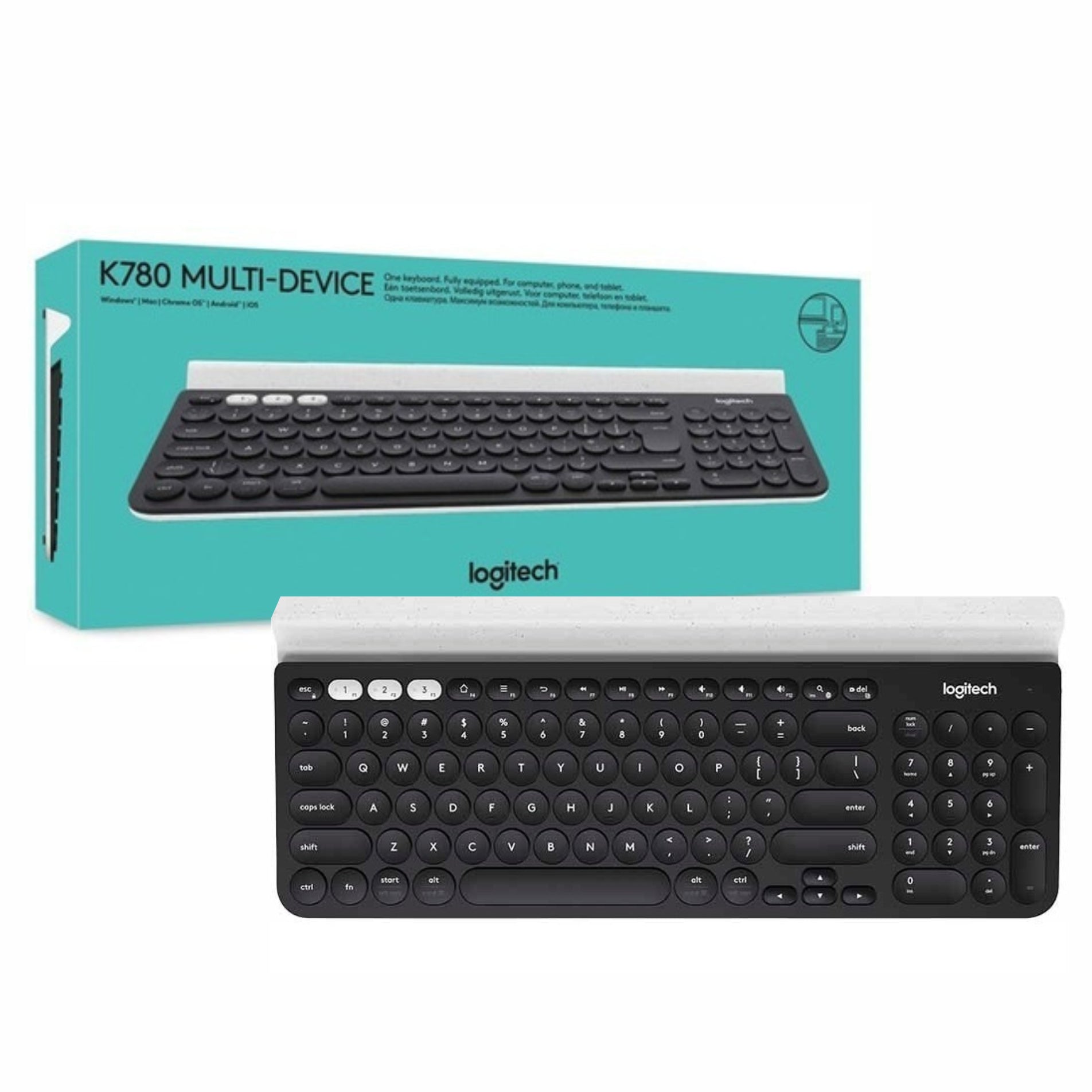 Teclado Logitech K780 Multi-Device Inalámbrico Bluetooth Español