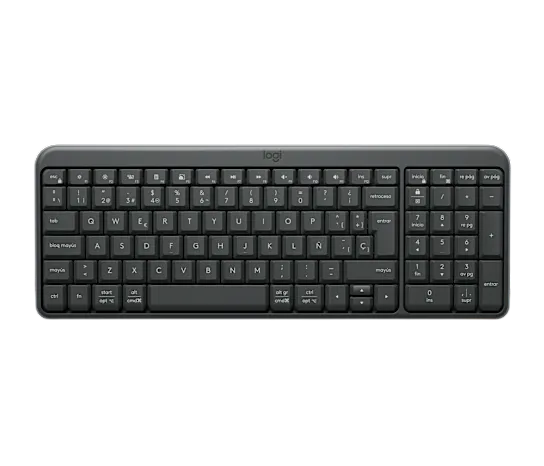 Teclado Logitech K250 negro inalambrico