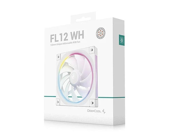 Fan Deepcool FL12 Blanco ARGB
