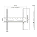Soporte para TV lcd/led fijo hasta 75'' / 45kg