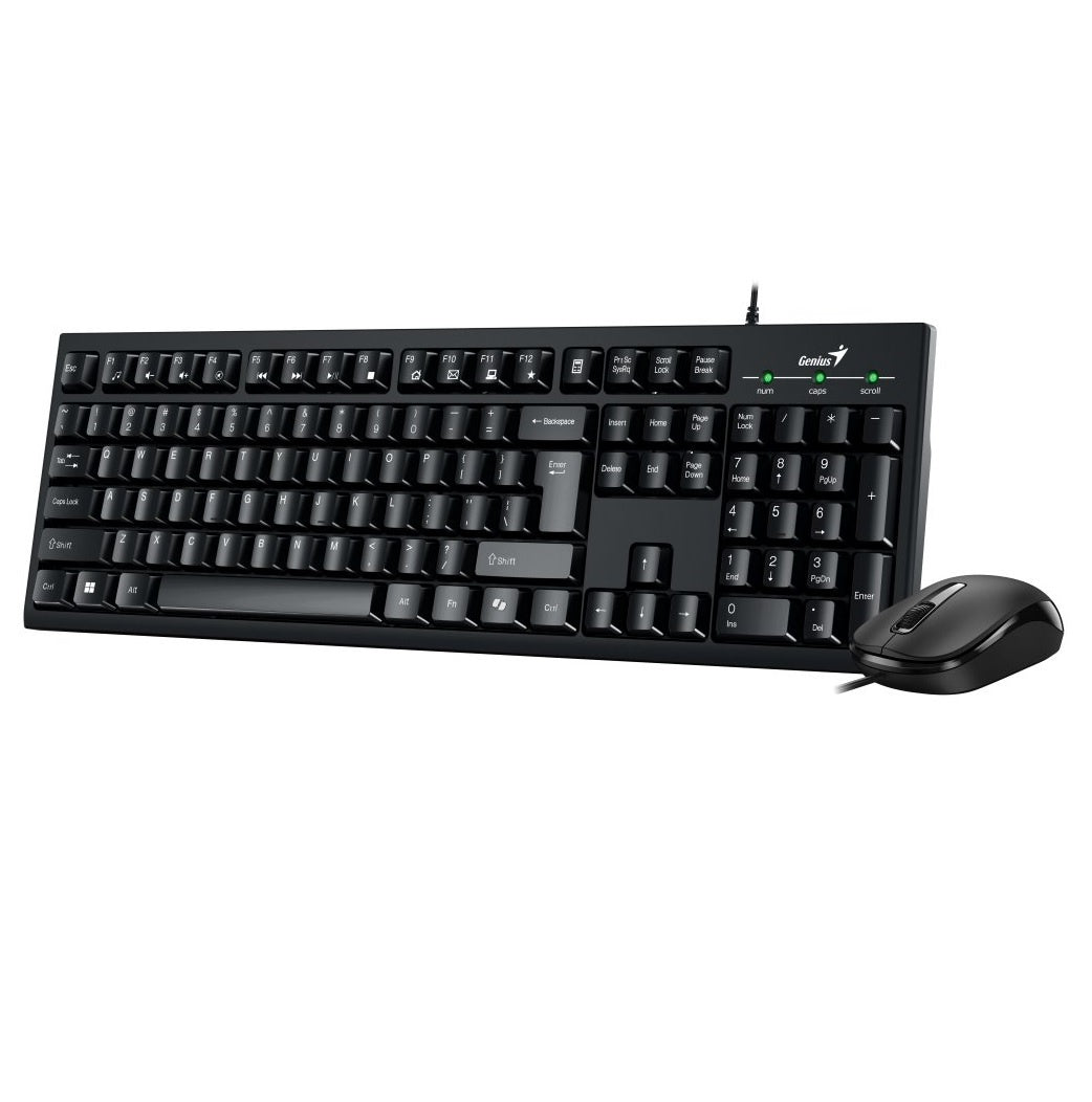 Combo Genius KM-100SE Teclado y Mouse USB Negro