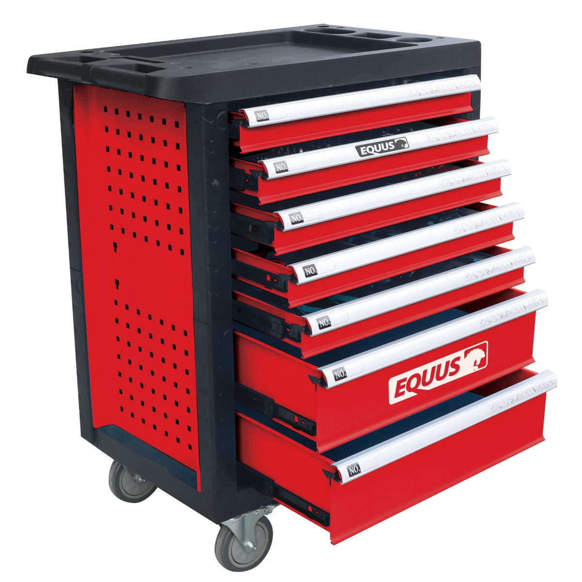 Carro Taller Gabinete Caja 144 Herramientas 7 Cajones Equus