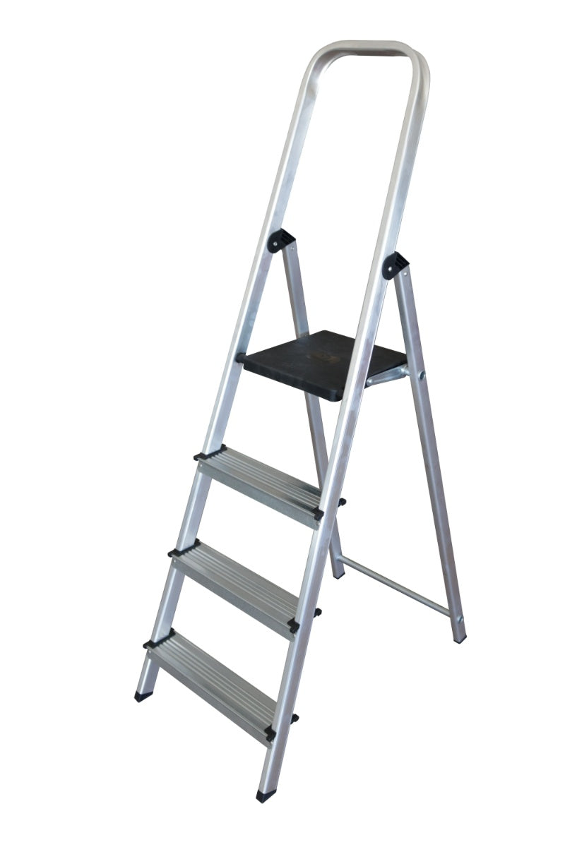 Escalera Aluminio Tipo Banqueta 4 Escalones EQUUS