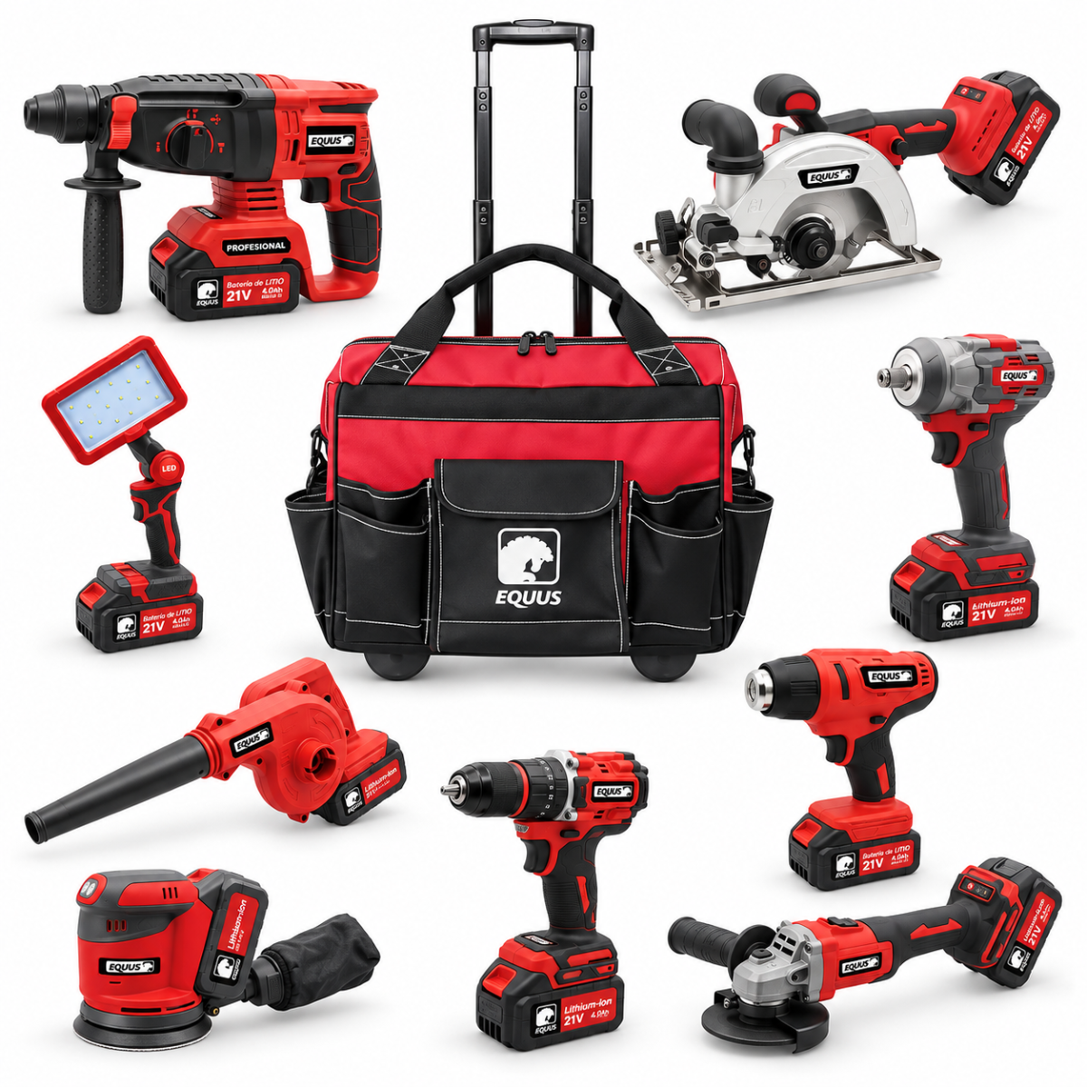 Combo 9 Herramientas EQUUS